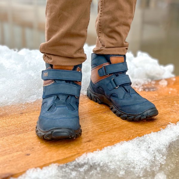 FARE KLASIK celoroční trekové boty modré