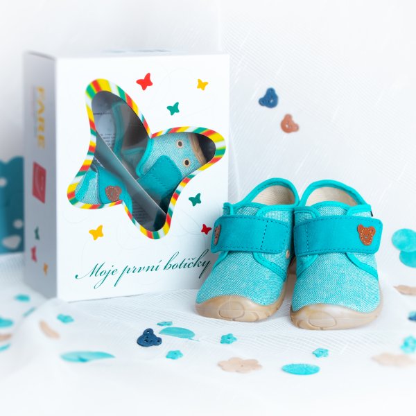 FARE FIRST dětské tenisky tyrkysové