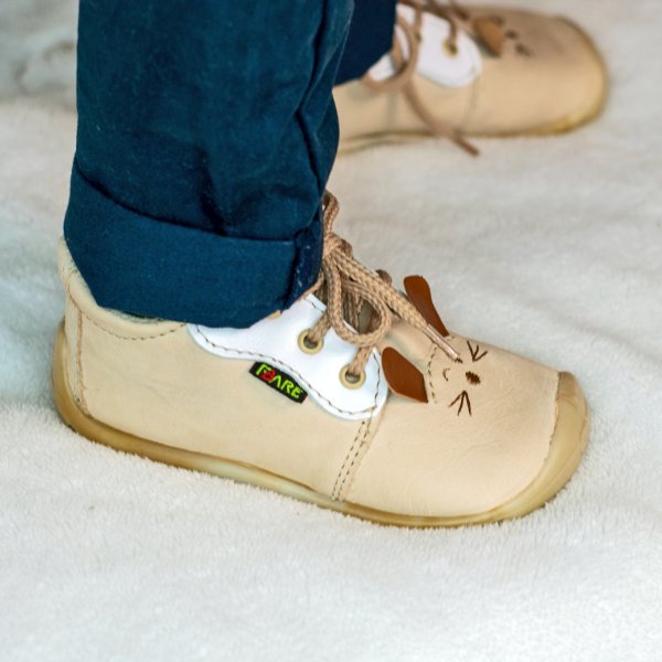 FARE FIRST CECILKY dětské celoroční boty béžové