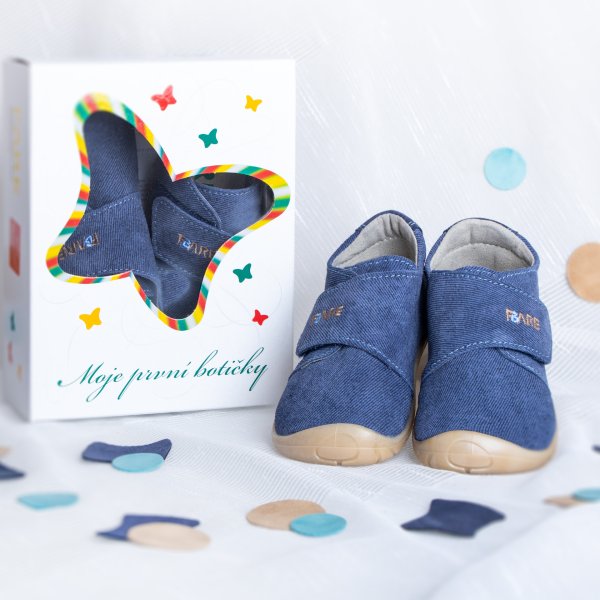 FARE FIRST dětské celoroční boty modré