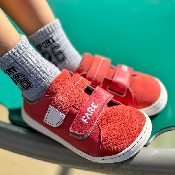 FARE MID-WIDE STREETOVKY dětské celoroční boty korálové