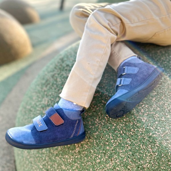 FARE MID-WIDE SUMMITKY dětské celoroční boty denim modré