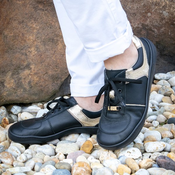 FARE MID-WIDE BONITKY celoroční boty černo-zlaté