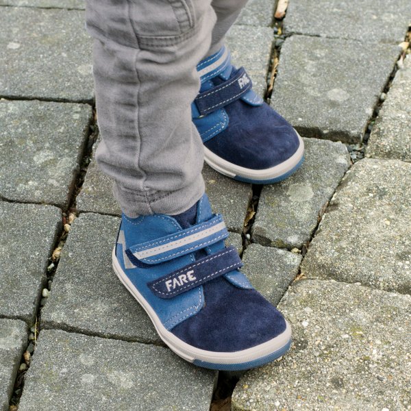 FARE KLASIK dětské celoroční kotníkové boty modré