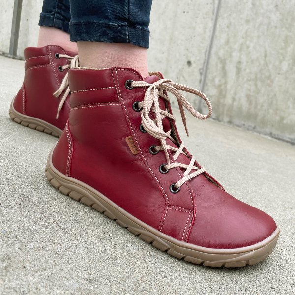 FARE BARE AVILA celoroční boty červené