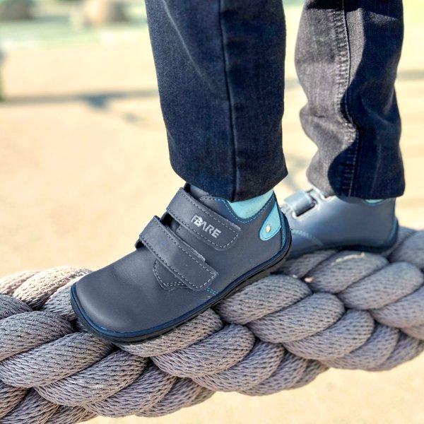 FARE BARE HOLEBY dětské celoroční boty modré