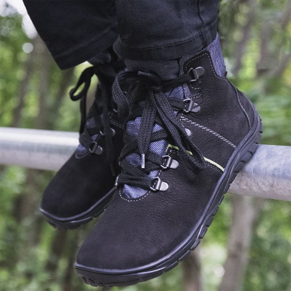 FARE BARE FJORDKY celoroční nepromokavé kotníkové boty černé