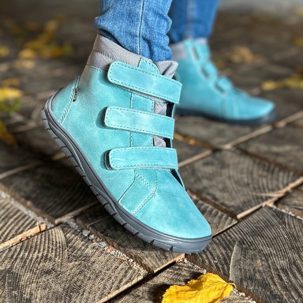 FARE BARE AVILA dívčí celoroční nepromokavé boty mint