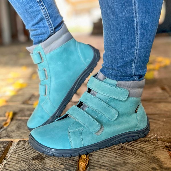 FARE BARE AVILA dívčí celoroční nepromokavé boty mint