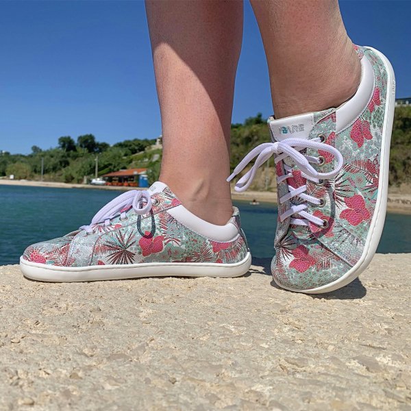 FARE BARE ELEGANT celoroční boty azurové květy