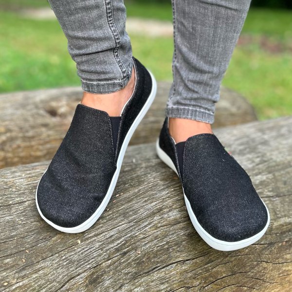 FARE BARE SLIP-ON tenisky černé