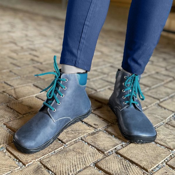 FARE BARE NIVELLA zimní kotníkové boty modré