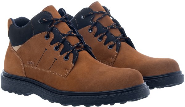 FARE KLASIK pánské celoroční boty hnědé