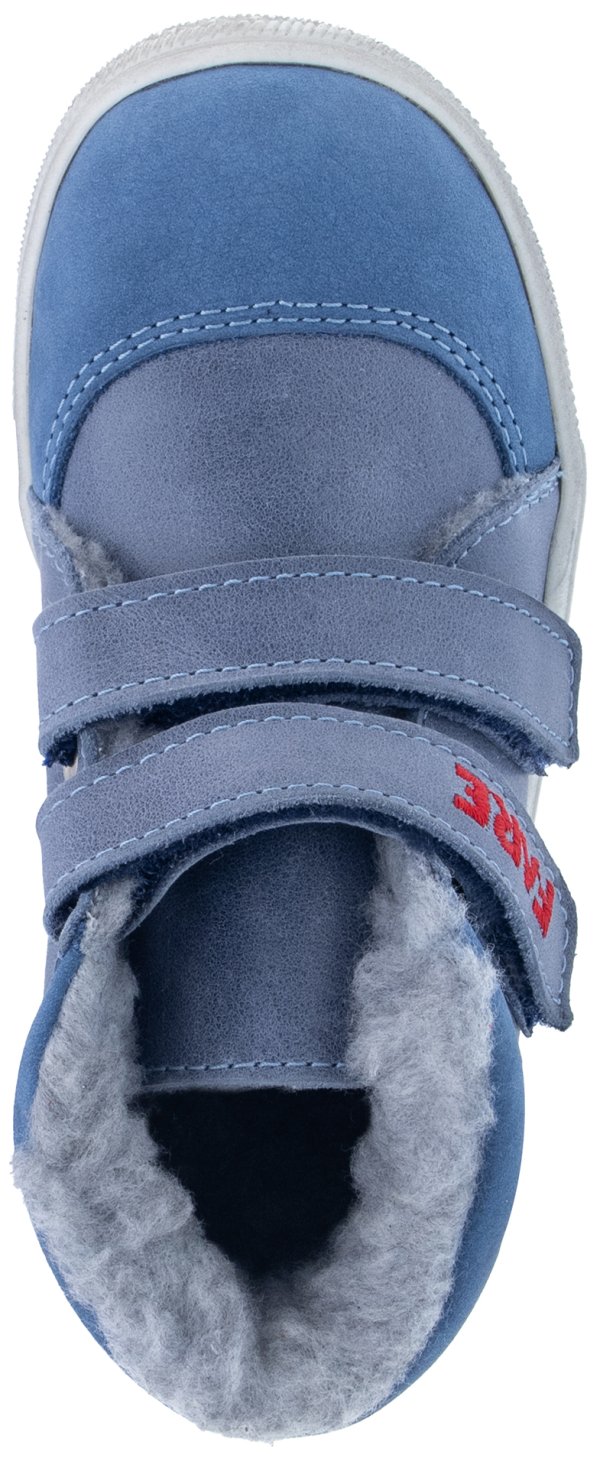 FARE KLASIK DENIMKY dětské zimní kotníkové boty modré