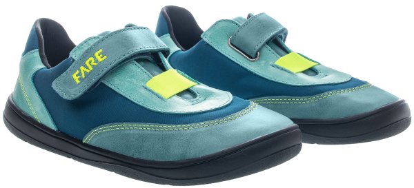 FARE MID-WIDE TRAILERKY dětské celoroční nepromokavé boty petrolejové