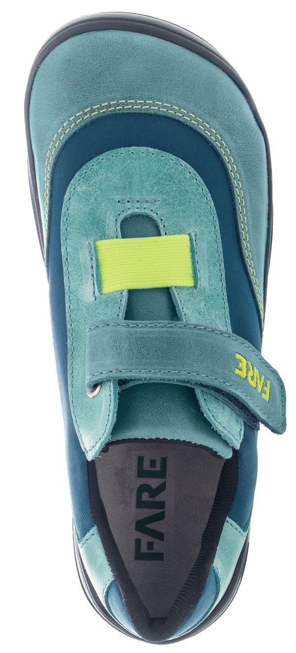 FARE MID-WIDE TRAILERKY dětské celoroční nepromokavé boty petrolejové