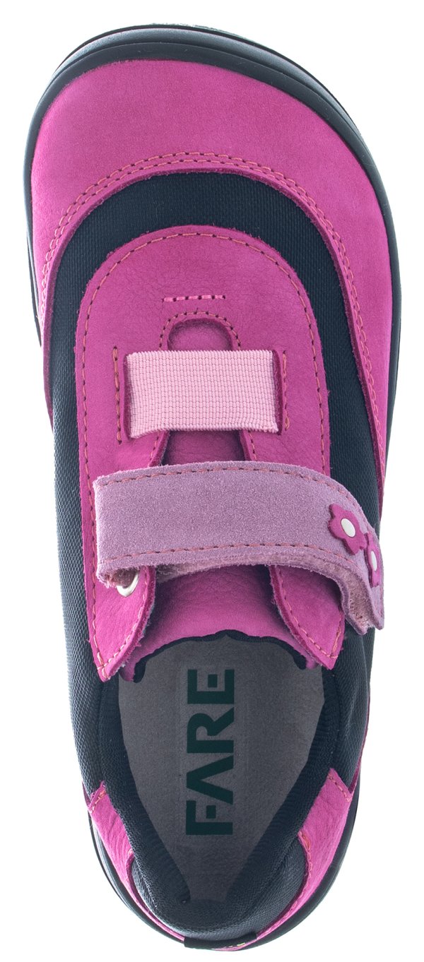 FARE MID-WIDE TRAILERKY dětské celoroční nepromokavé boty fuchsiové