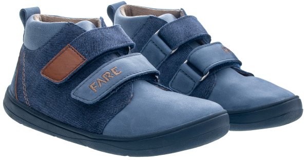 FARE MID-WIDE SUMMITKY dětské celoroční boty denim modré