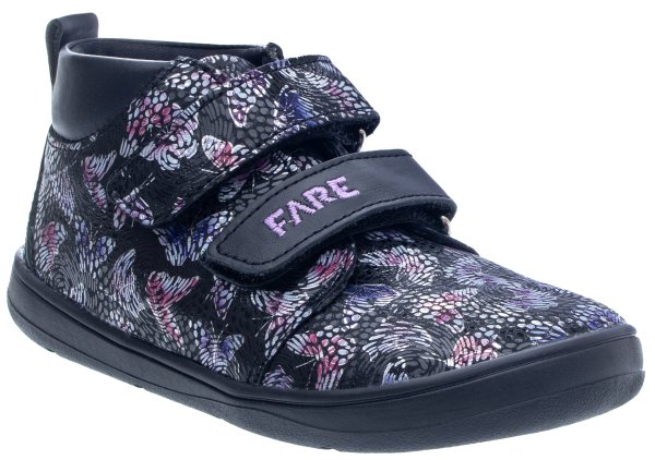FARE MID-WIDE SUMMITKY dětské celoroční boty motýlci černé