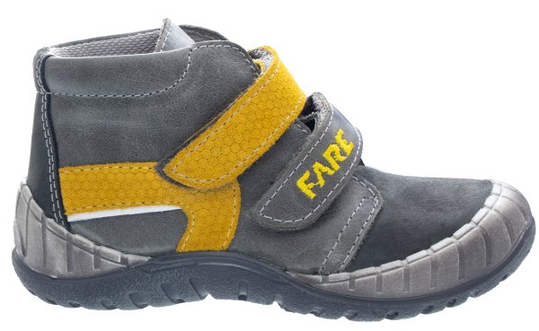 FARE KLASIK dětské celoroční kotníkové boty šedé