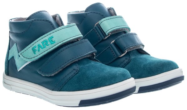 FARE KLASIK dětské celoroční kotníkové boty petrolejové