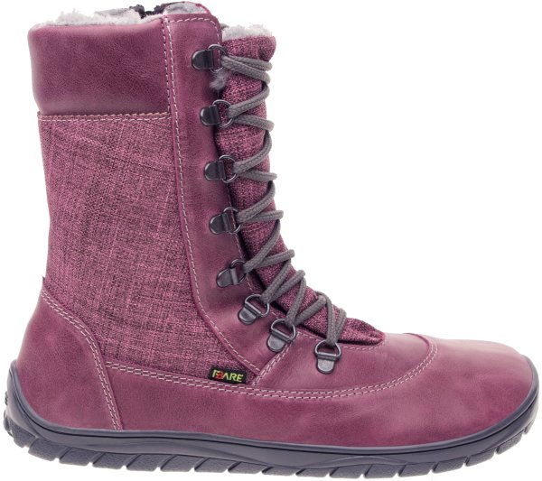 FARE BARE NOELKY zimní nepromokavé boty růžové