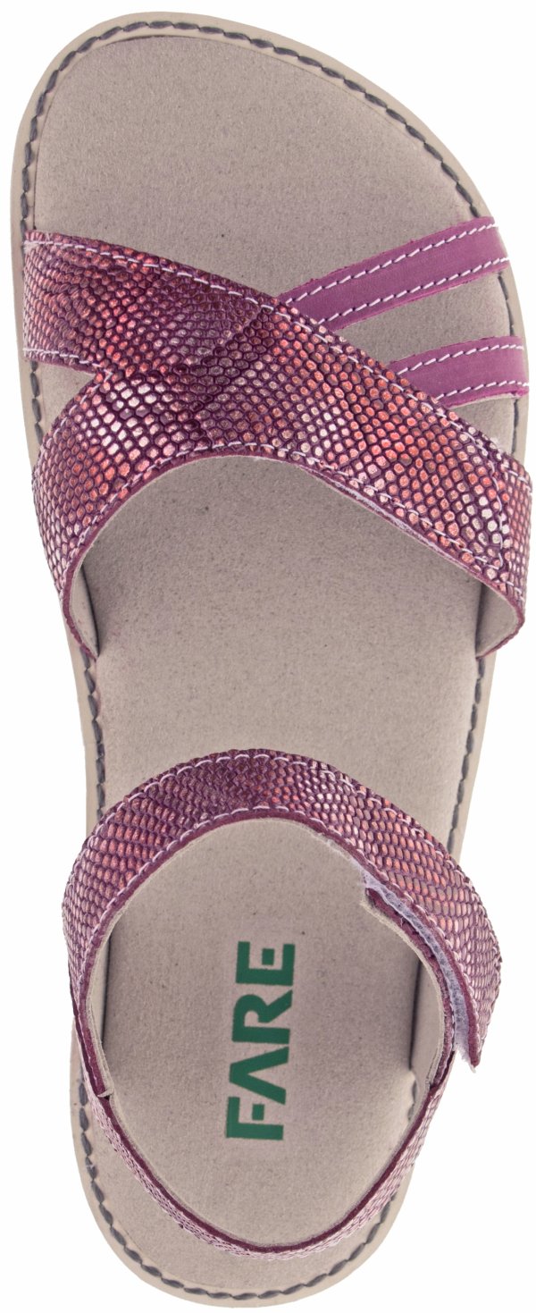 FARE BARE SENONA sandály red