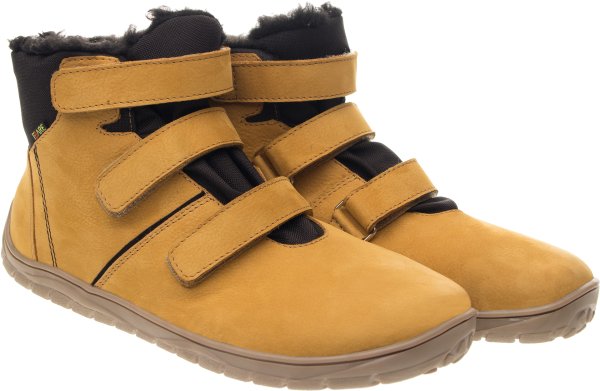 FARE BARE unisex zimní nepromokavé boty okrová