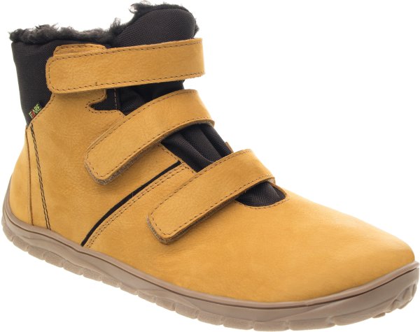 FARE BARE unisex zimní nepromokavé boty okrová