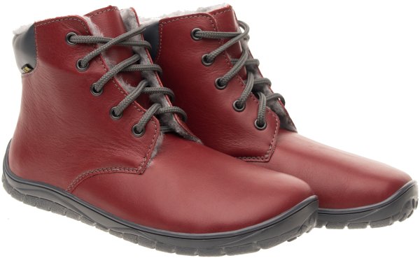 FARE BARE NIVELLA zimní kotníkové boty červené